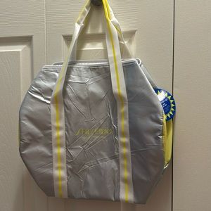 Brand new shiseido waterproof sporty duffle bag, 16.5 x 8.5x 11.5 inches